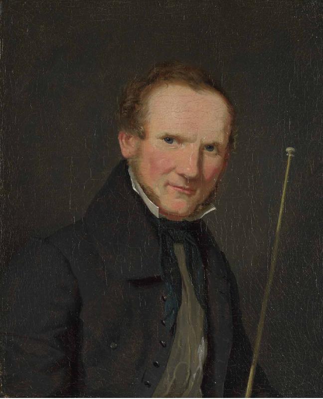 Christen Kobke Portrait of Wilhelm Bendz oil painting image
